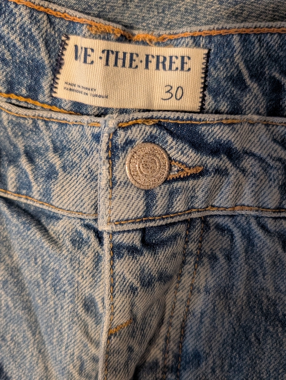 We The Free Lucky Heart Barrel Jeans, Size 30 *nwot, Gorgeous - Picture 4 of 4